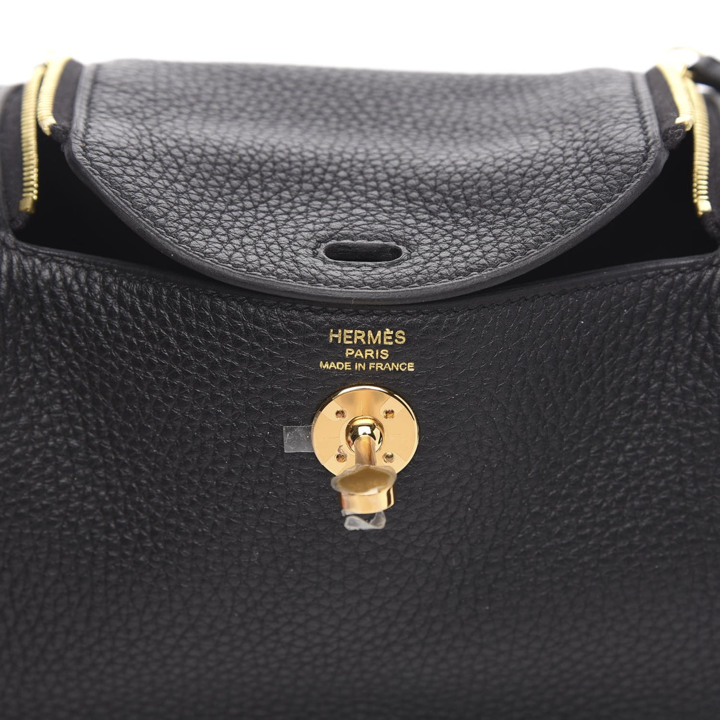 Taurillon Clemence Mini Lindy 20 Black