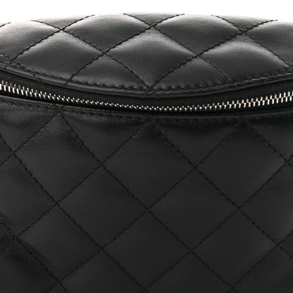 Chanel Lambskin Quilted Waist Belt Bag Black 7 of 9