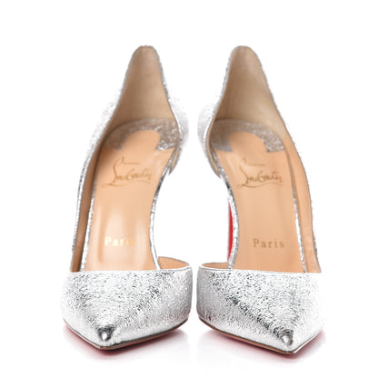 Christian Louboutin Specchio Vintage Iriza 100 Pumps 38 Silver 2 of 11
