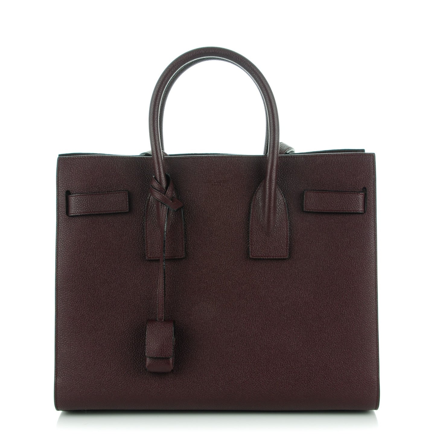 Grained Calfskin Small Classic Sac De Jour Armaranto