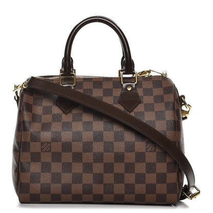 Louis Vuitton Damier Ebene Speedy Bandouliere 25 1 of 10