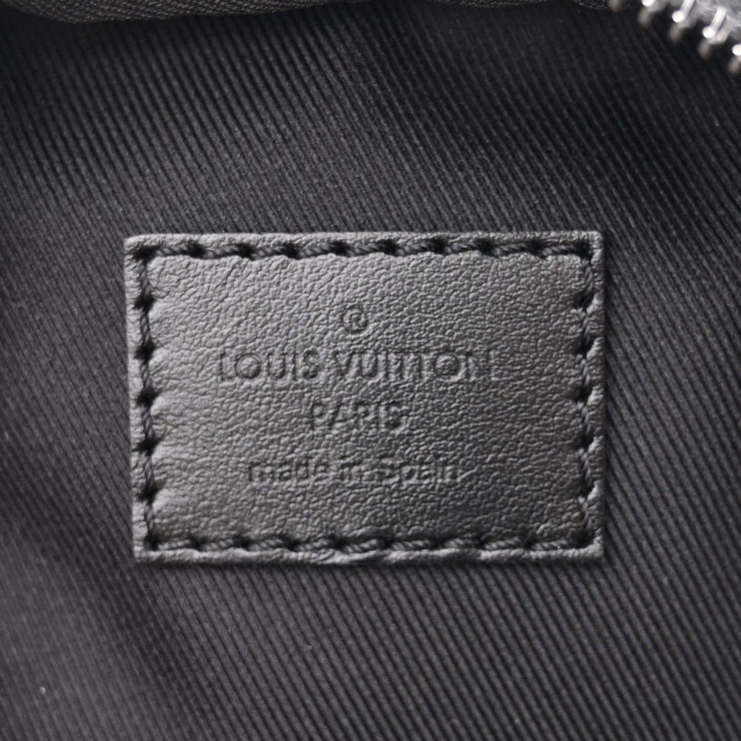 Calfskin Monogram Shadow Double Phone Pouch NM Black