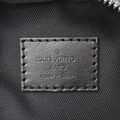 Louis Vuitton Calfskin Monogram Shadow Double Phone Pouch NM Black 5 of 8