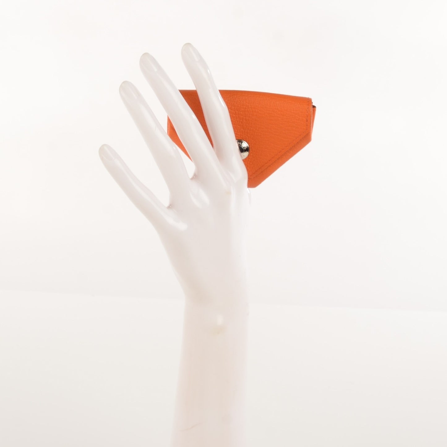 Chevre Mysore Le 24 Coin Purse Orange
