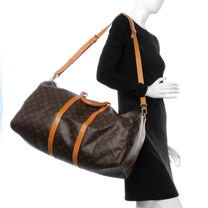 Louis Vuitton Monogram Keepall Bandouliere 55 2 of 16