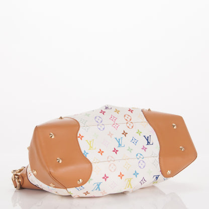 Lanvin LOUIS VUITTON Monogram Multicolor Judy MM White 4 of 7