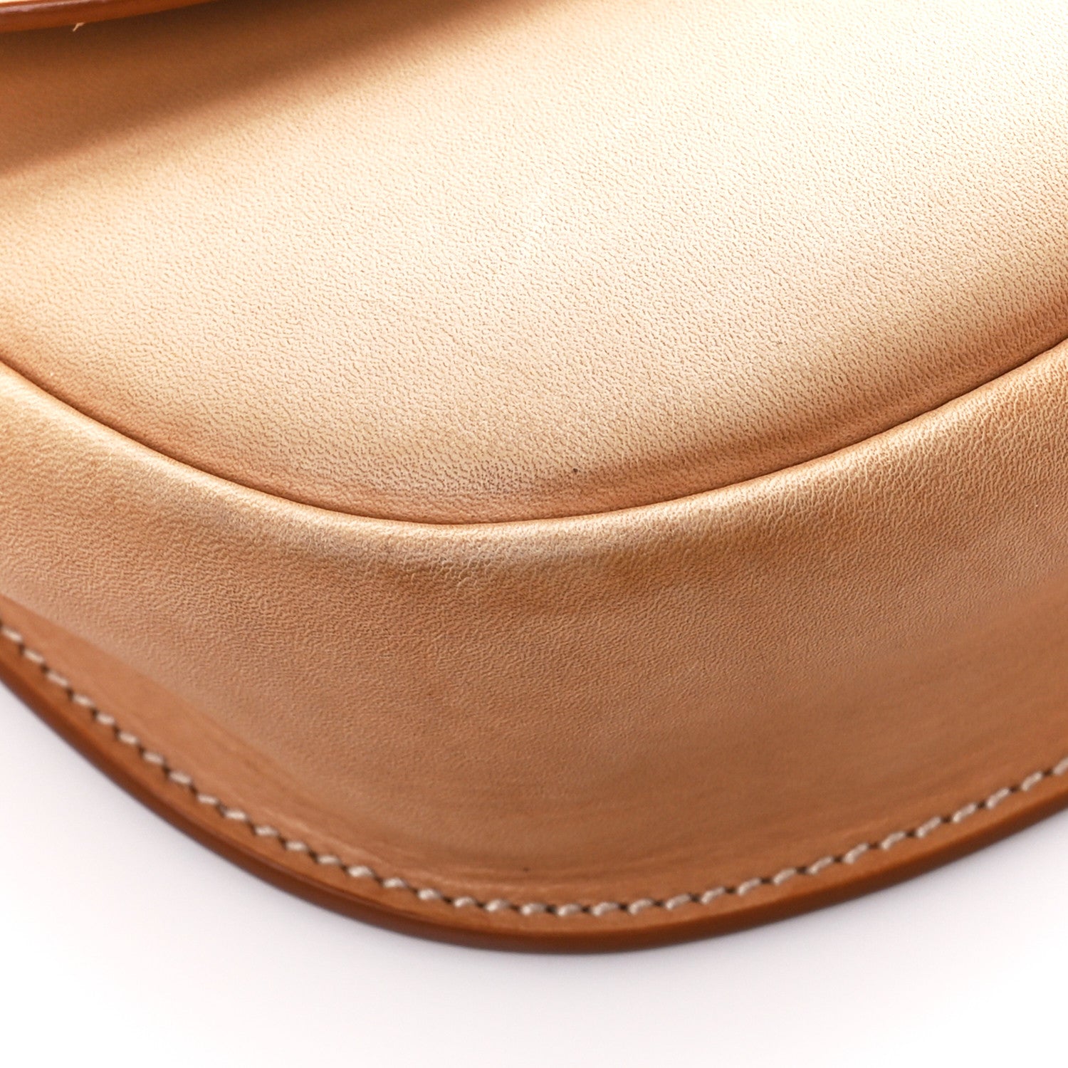 Saint Laurent Smooth Vintage Calfskin Monogram Medium Kaia Satchel Gold 11 of 13