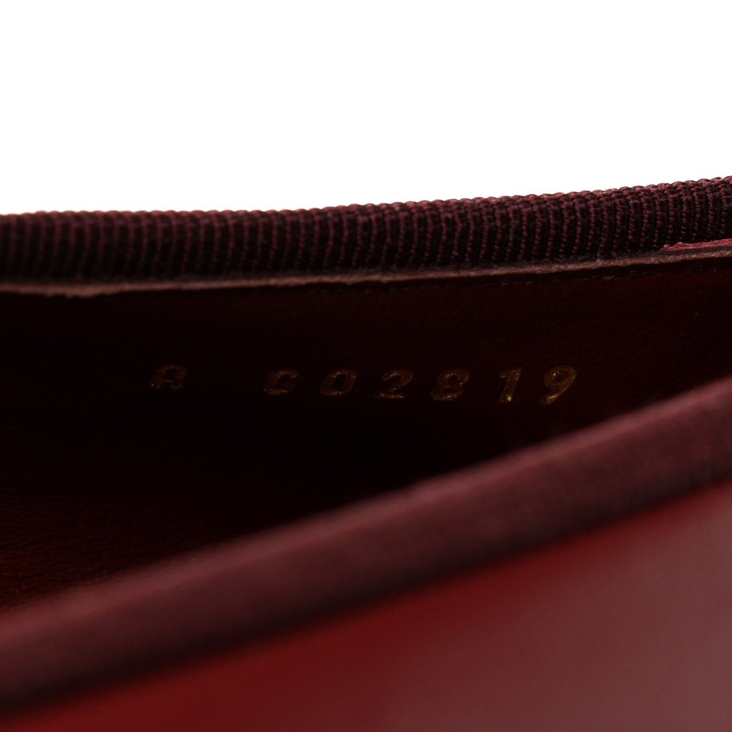Chanel Lambskin Cap Toe CC Ballerina Flats 37 Burgundy Black 8 of 10