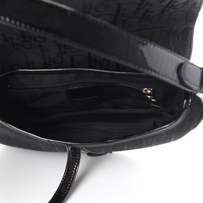 Christian Dior Monogram Saddle Bag Black 5 of 11
