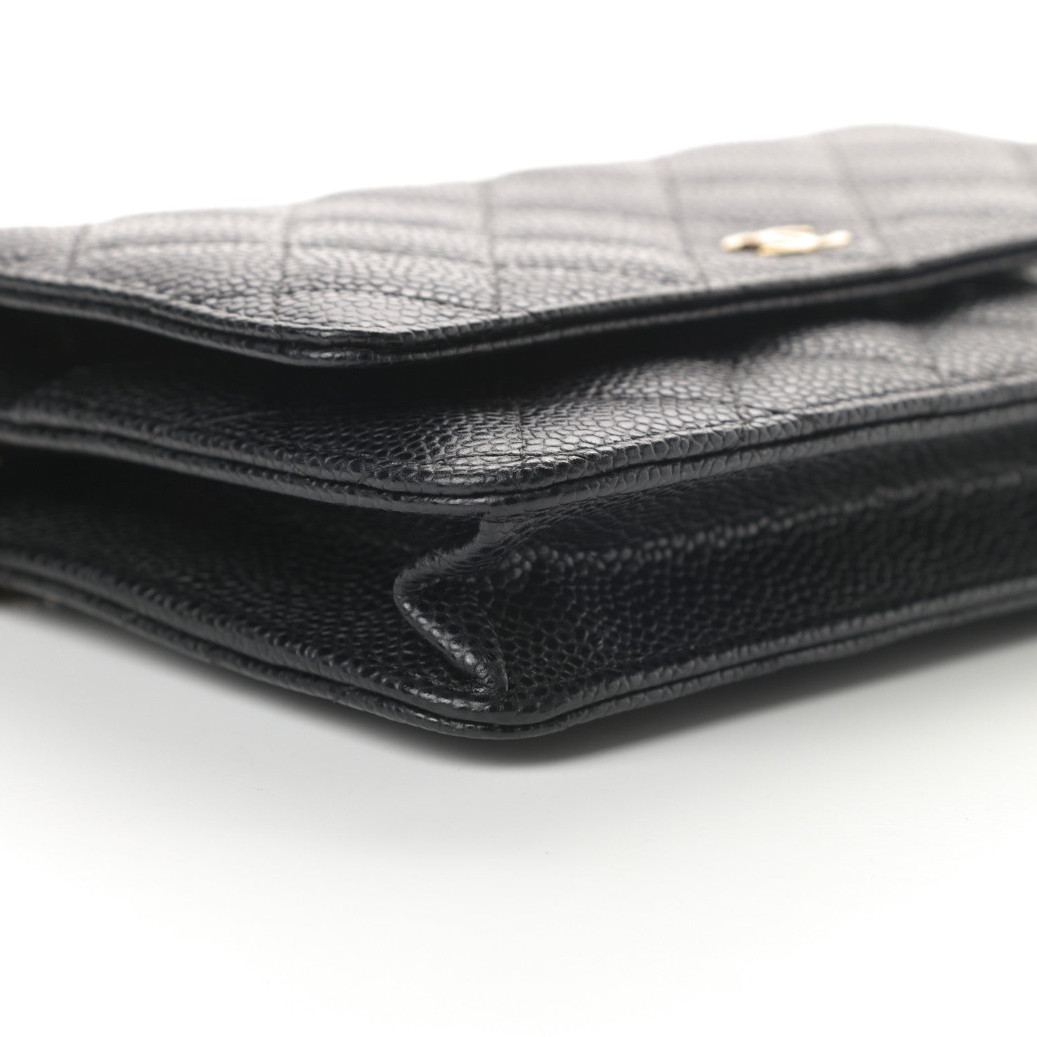 Chanel Caviar Quilted Wallet On Chain WOC Black 10 of 12