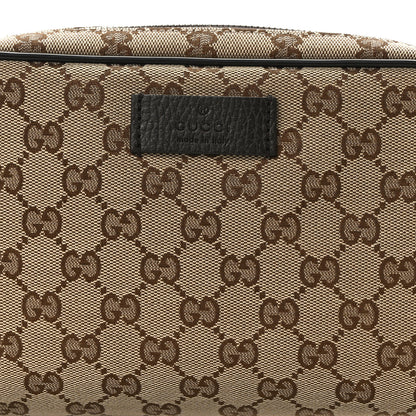 Gucci Monogram Belt Bag Dark Brown 8 of 14