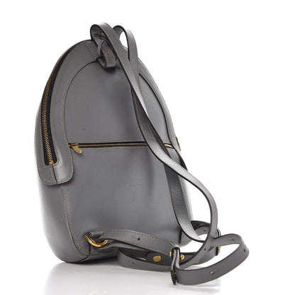 Delvaux Grained Calfskin Backpack Grey 3 of 11