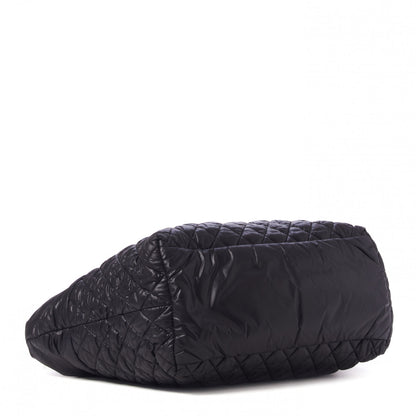 Chanel Nylon Quilted Large Coco Cocoon Tote Black 4 of 10