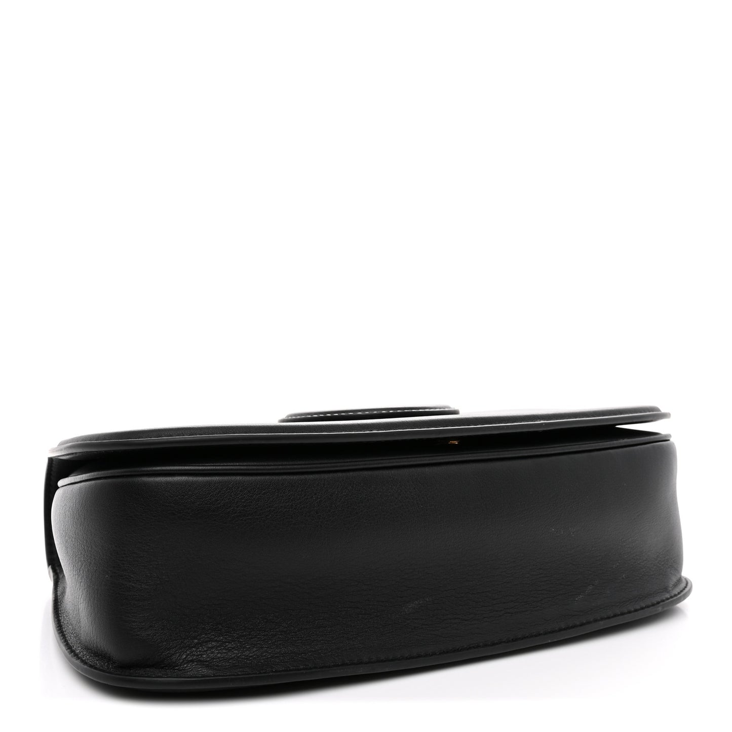 Calfskin Large Blondie Top Handle Bag Black