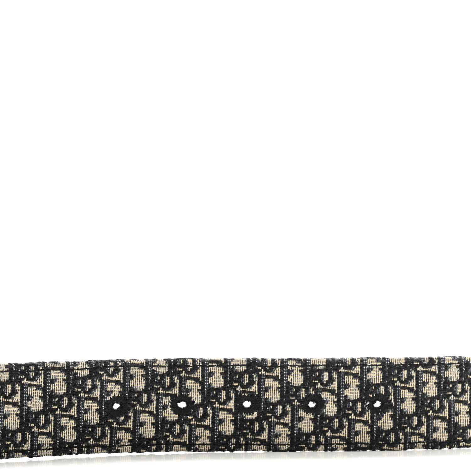 Christian Dior Oblique CD Diamond Belt 90 36 Blue Multi