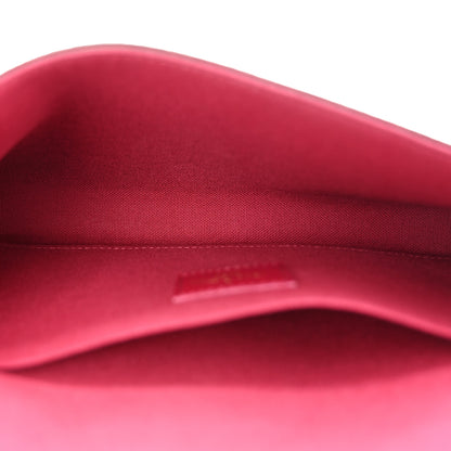 Louis Vuitton Monogram Pochette Felicie Chain Wallet Fuchsia 5 of 12