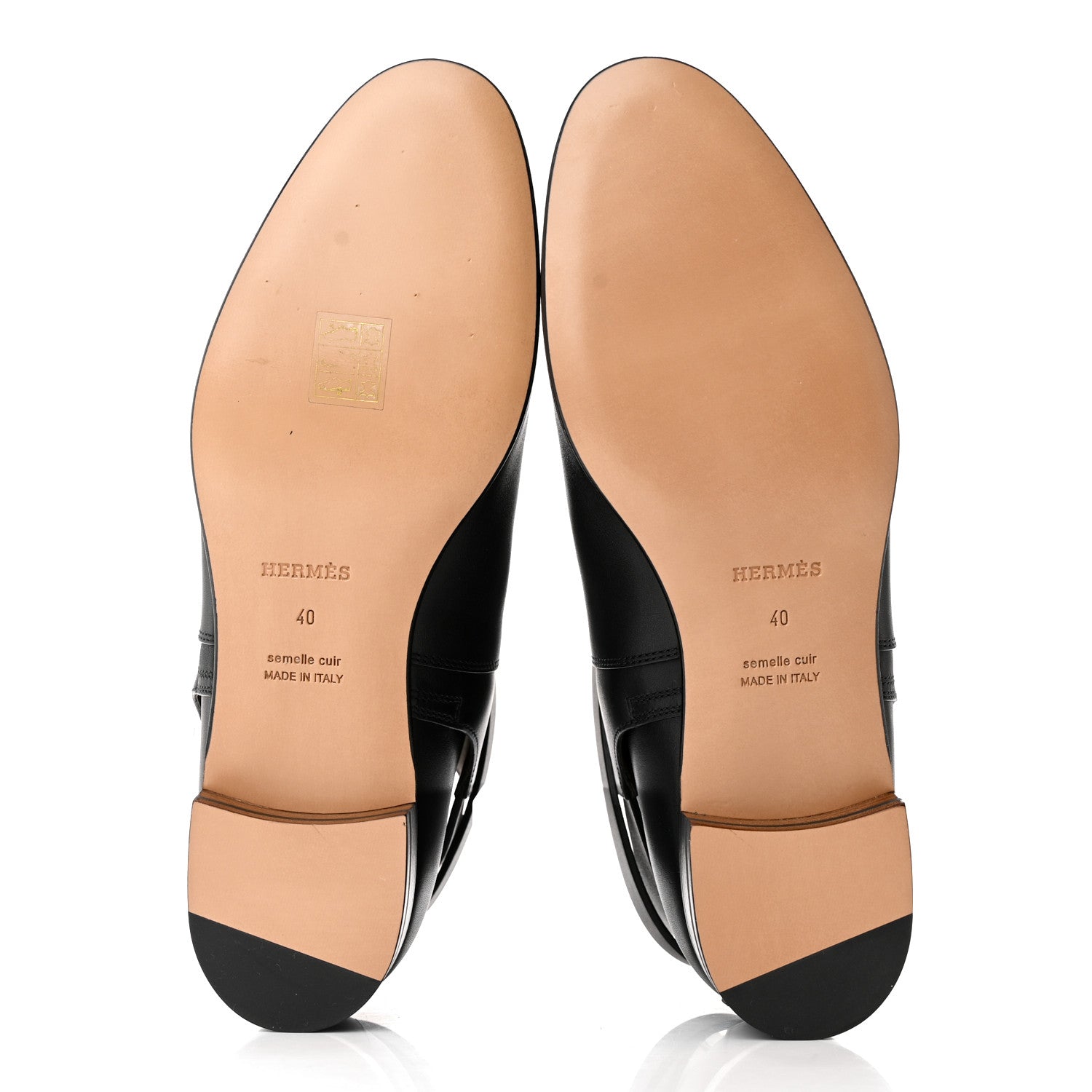 Hermes Calfskin Neo Low Boots 40 Black 5 of 13