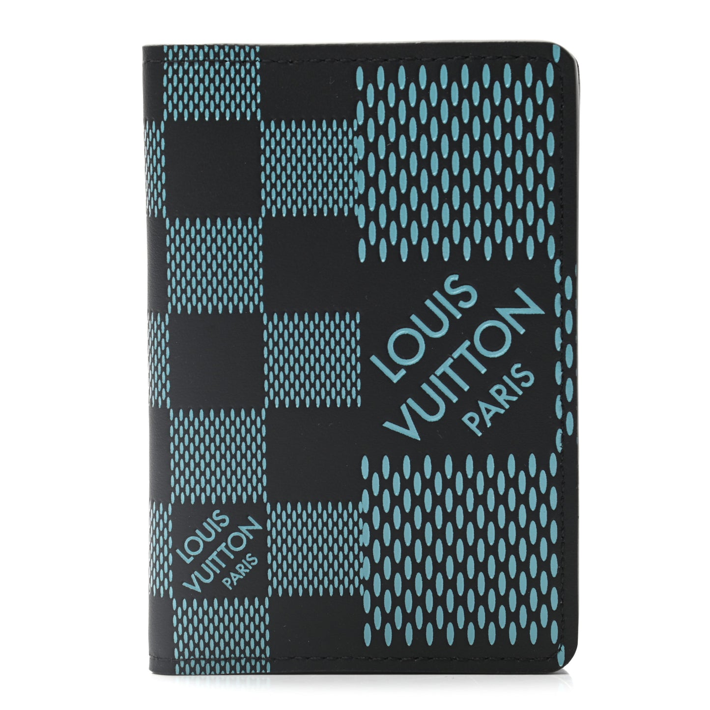 Damier Infini 3D Pocket Organizer Aquamarine