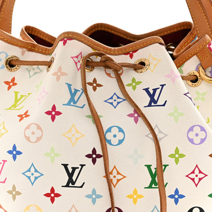Louis Vuitton Monogram Multicolor Petit Noe White 7 of 12