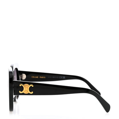 Celine Acetate Triomphe 01 Square Sunglasses CL 40226U Black 3 of 7
