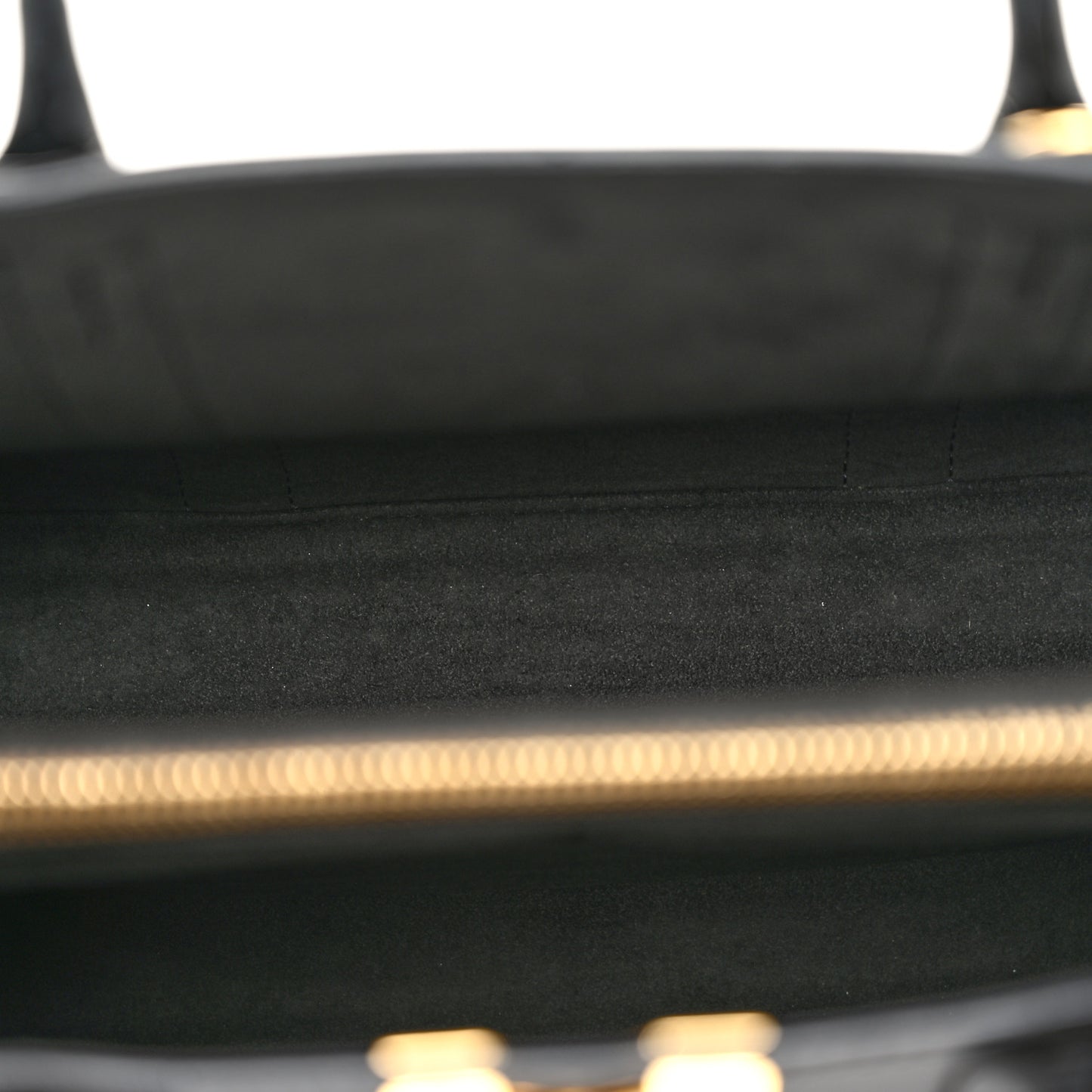 Monogram Cuir Plume Very Tote MM Black