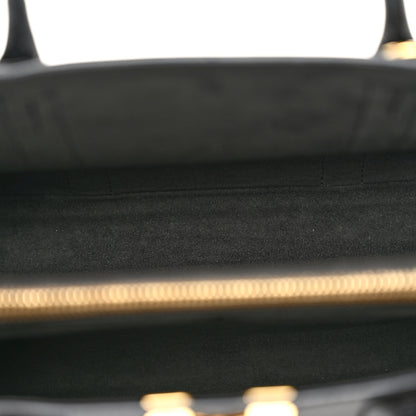 Louis Vuitton Monogram Cuir Plume Very Tote MM Black 6 of 10