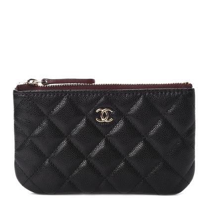 Chanel Caviar Quilted Small Cosmetic Case Black 1 of 9