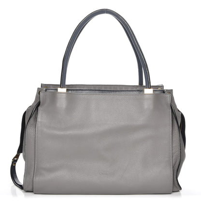 Chloe Smooth Calfskin Dree Shoulder Bag Dark Cashmere Grey 1 of 9