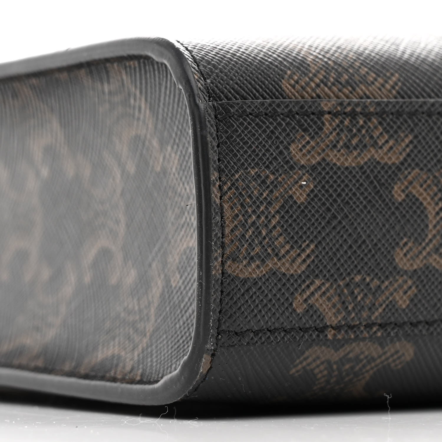 Celine Triomphe Canvas Calfskin Mini Vertical Cabas Tan 8 of 9