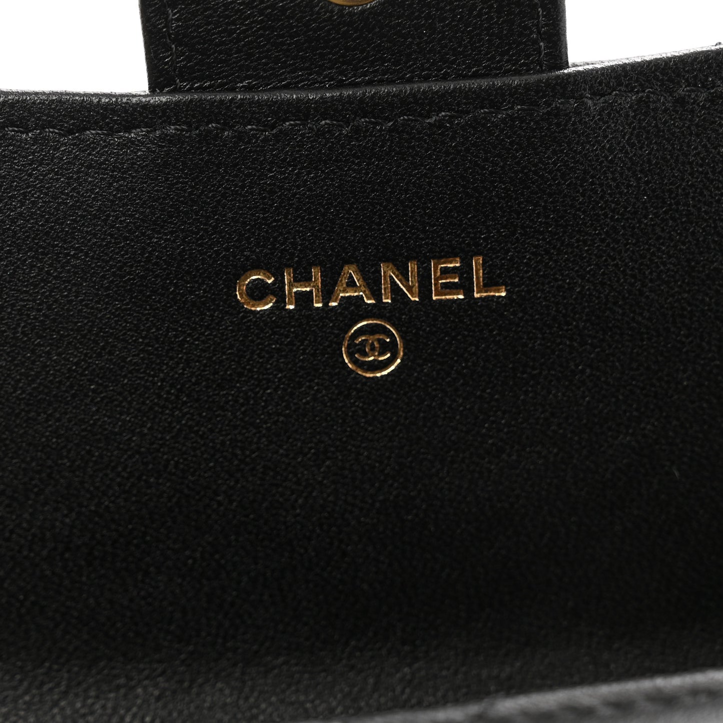 Lambskin Quilted Large Flap Wallet Black
