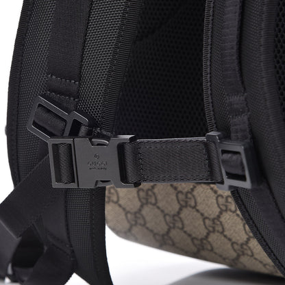 Gucci GG Supreme Monogram Web Dome Backpack Black 8 of 9