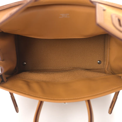 Hermes Toile Goeland Swift Cargo Birkin 25 Sesame 5 of 13