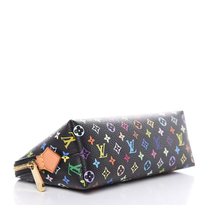 Louis Vuitton Monogram Multicolor Cosmetic Pouch Black Grenade 4 of 8
