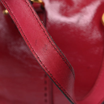 Saint Laurent Patent Calfskin Medium Muse Red 30 of 32