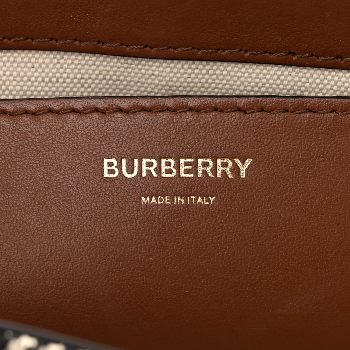 Calfskin Exaggerated Check Note Crossbody Bag Dark Birch Brown