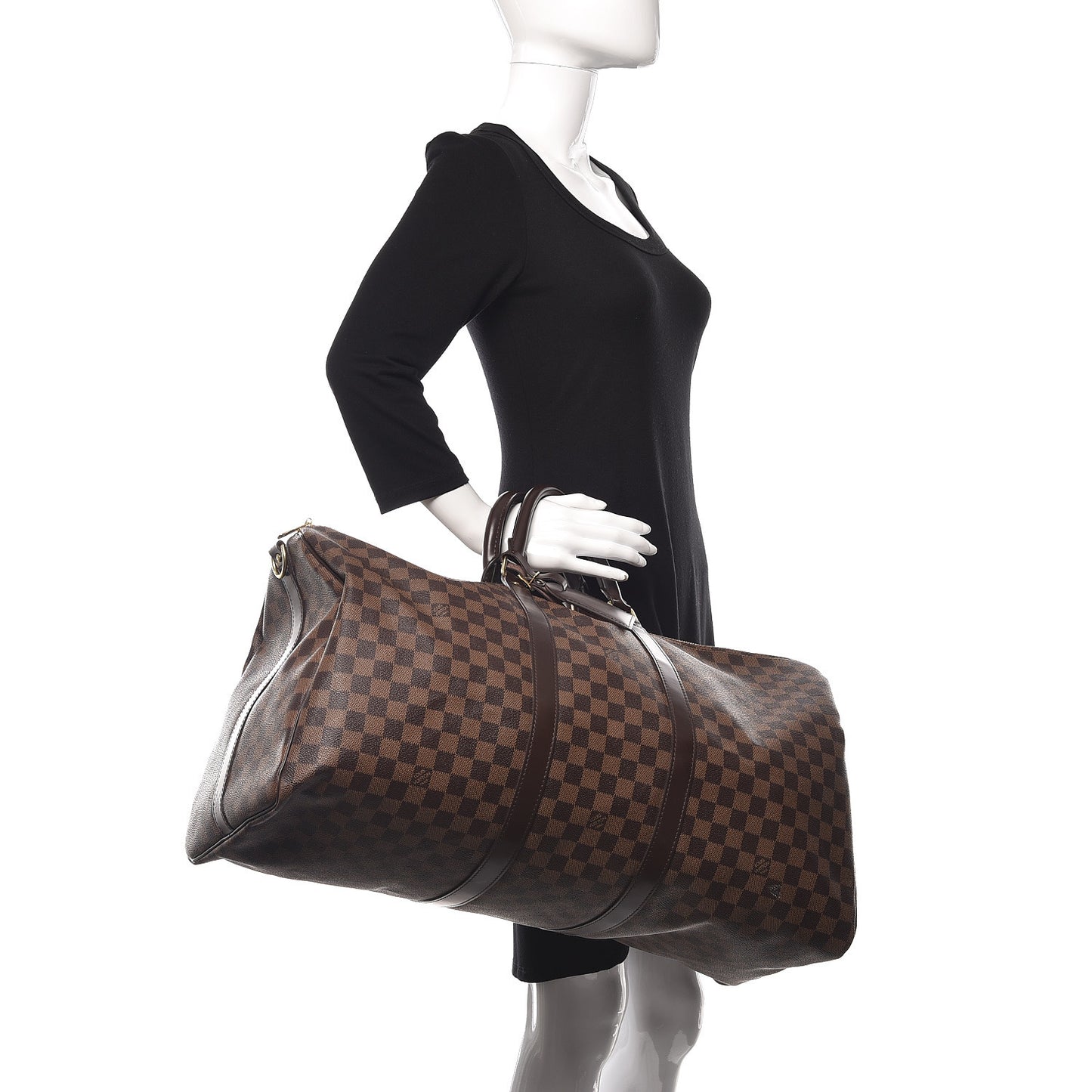 Damier Ebene Keepall Bandouliere 55