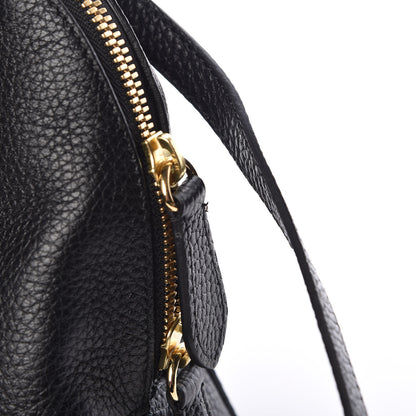 Burberry London Grainy Calfskin Small Greenwood Bowling Bag Black 11 of 13