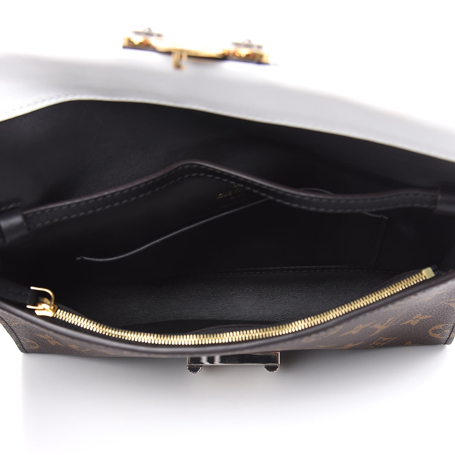 Louis Vuitton Calfskin Monogram Column Clutch 5 of 10