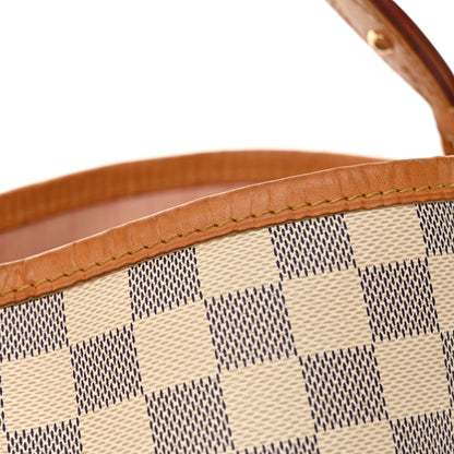 Louis Vuitton Damier Azur Delightful MM Rose Ballerine 11 of 15