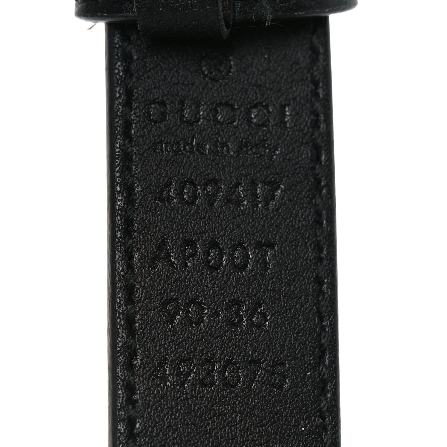 Gucci Calfskin Double G 20mm Belt 90 36 Black 4 of 4