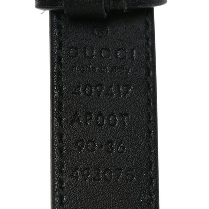 Gucci Calfskin Double G 20mm Belt 90 36 Black 4 of 4