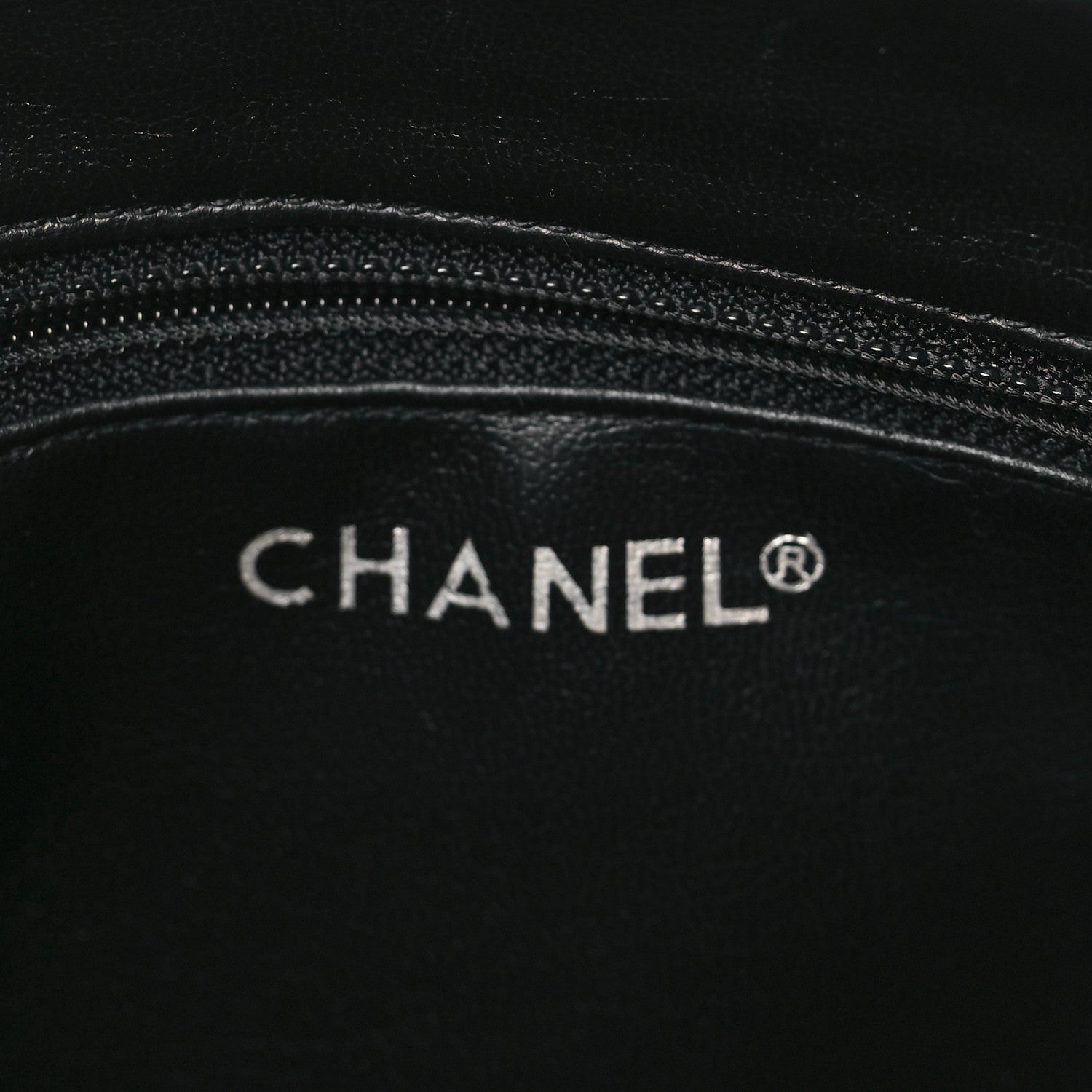 Chanel Lambskin Quilted Shopper Tote Black 7 of 9