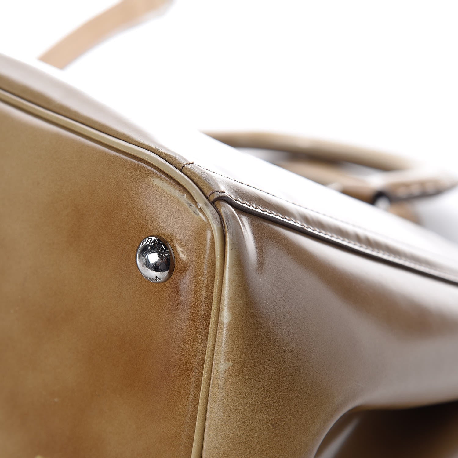 Prada Spazzolato Top Handle Tote Cera 24 of 30
