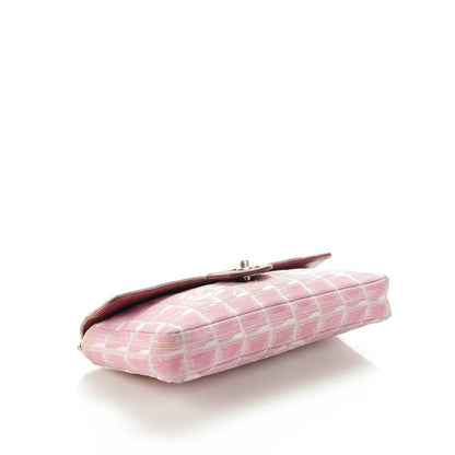 Chanel Nylon Travel East West Flap Pink 4 of 10