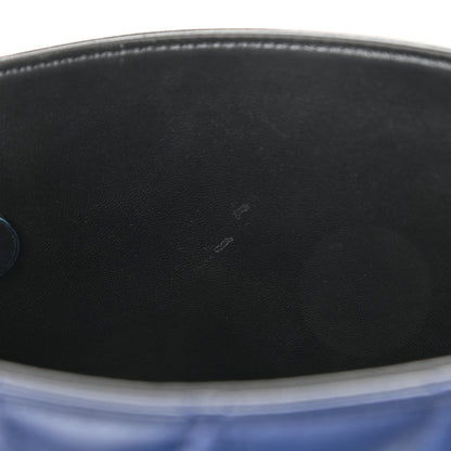 Chanel Lambskin Quilted Small Urban Delight Tote Black Blue 12 of 15