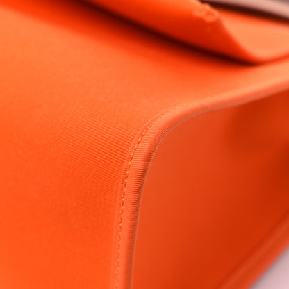 Hermes Toile Vache Hunter Herbag Zip 31 PM Orange 12 of 14