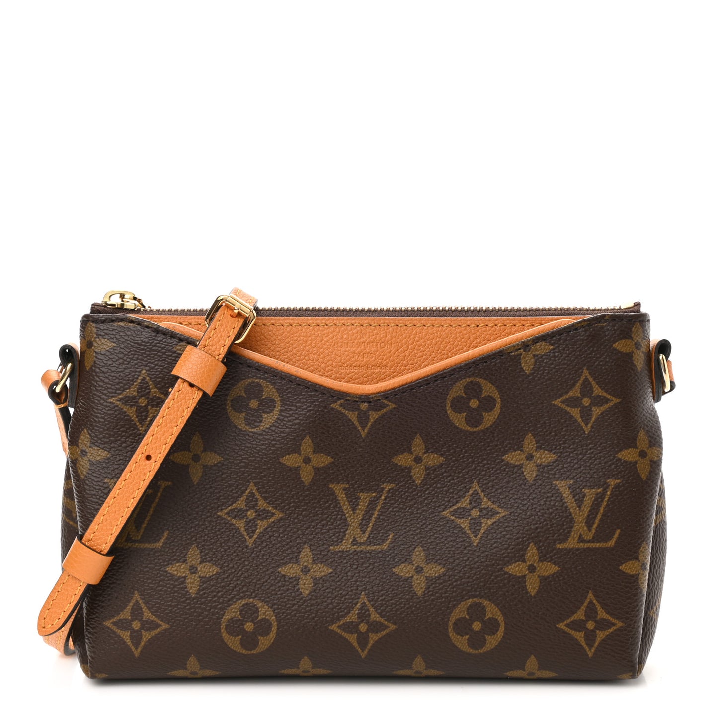 Monogram Pallas Clutch Saffron