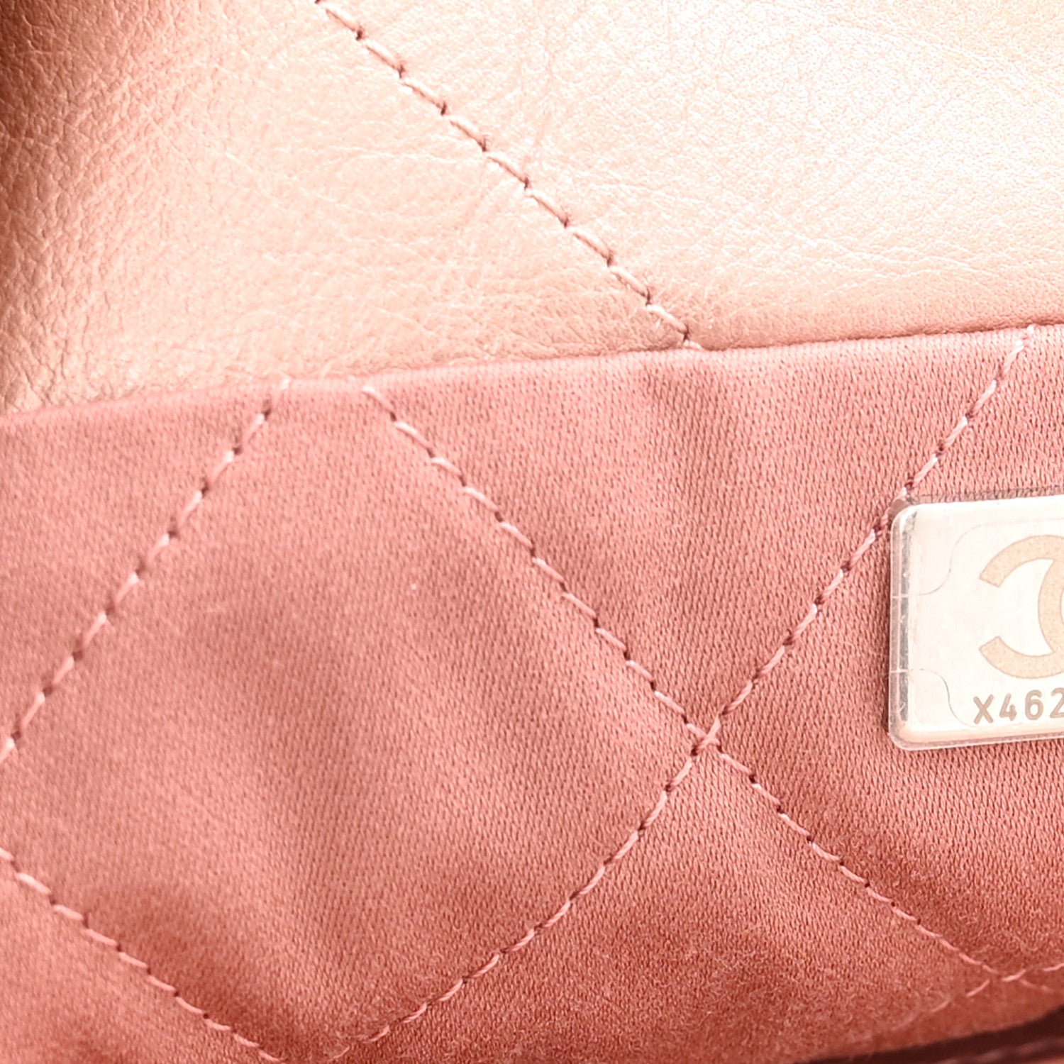Chanel Metallic Calfskin Quilted Small Chanel 22 Pink 8 of 12