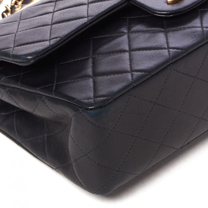 Chanel Lambskin Quilted Medium Double Flap Black 6 of 9