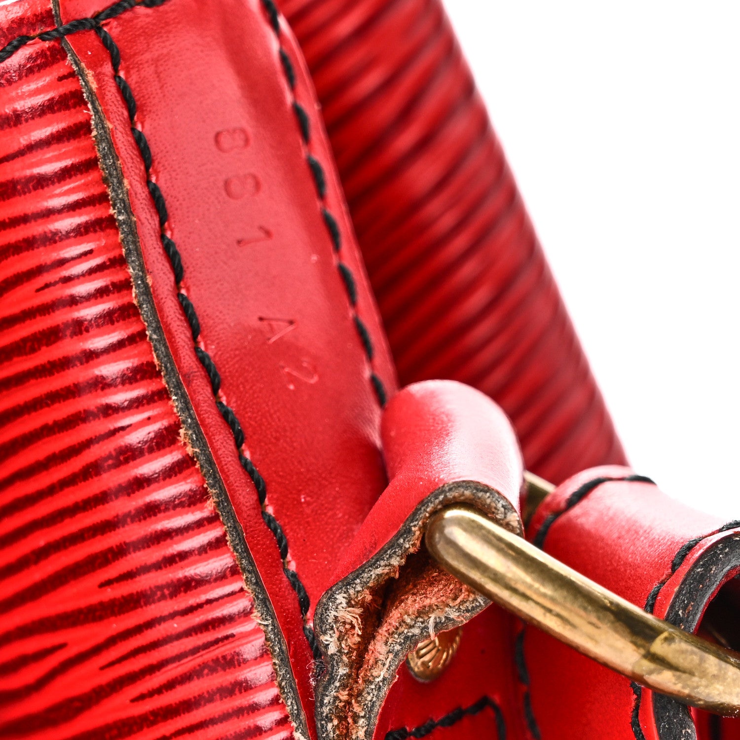 Louis Vuitton Epi Noe Castillan Red 10 of 10